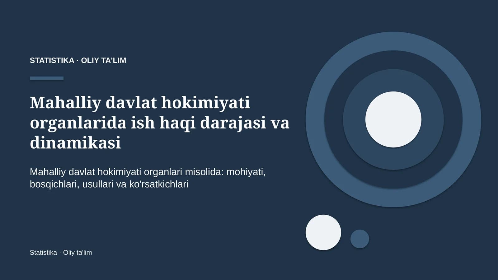 Mahalliy davlat hokimiyati organlarida ish haqi darajasi va dinamikasi