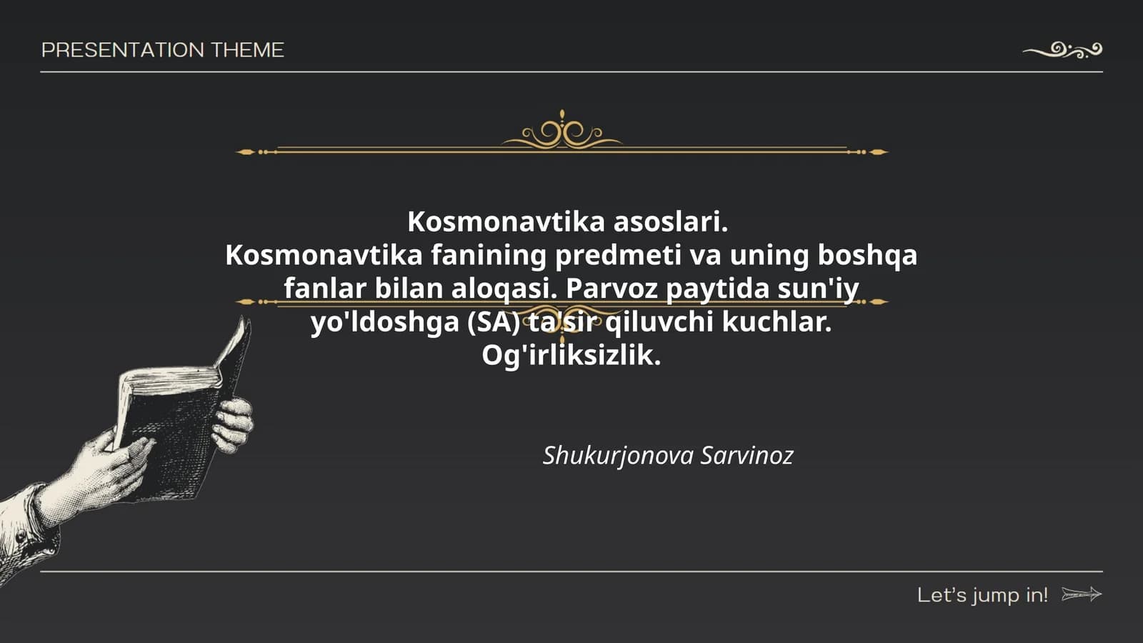 Kosmonavtika asoslari