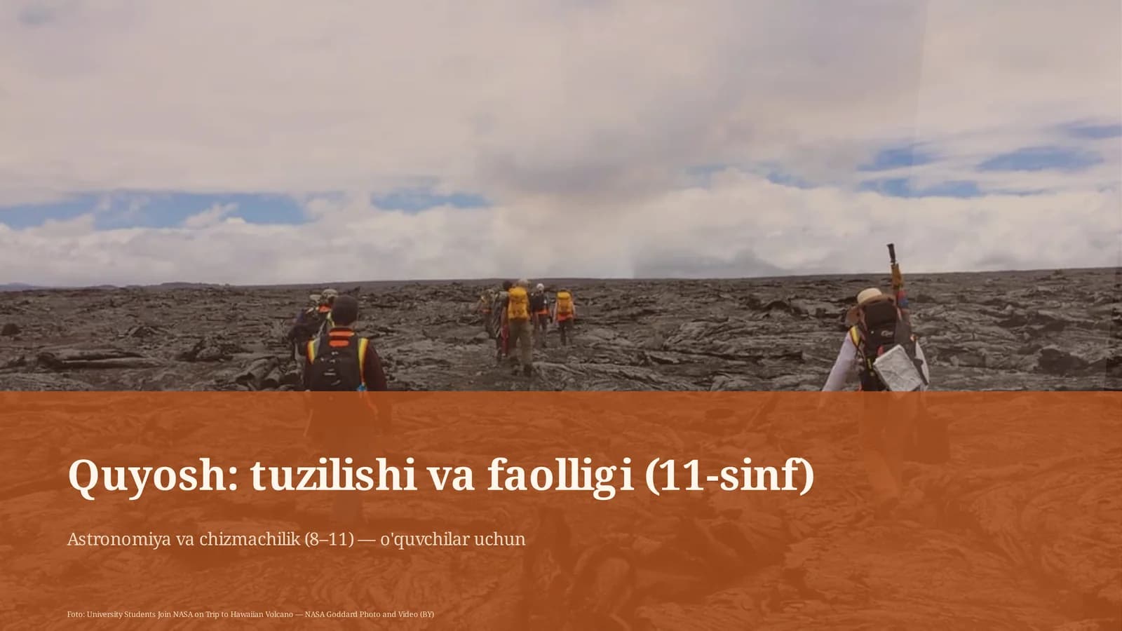 Quyosh: tuzilishi va faolligi (11-sinf)
