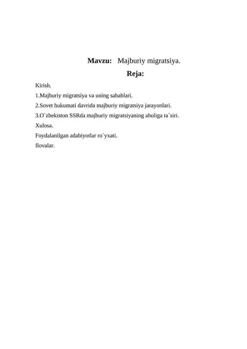 Majburiy migratsiya