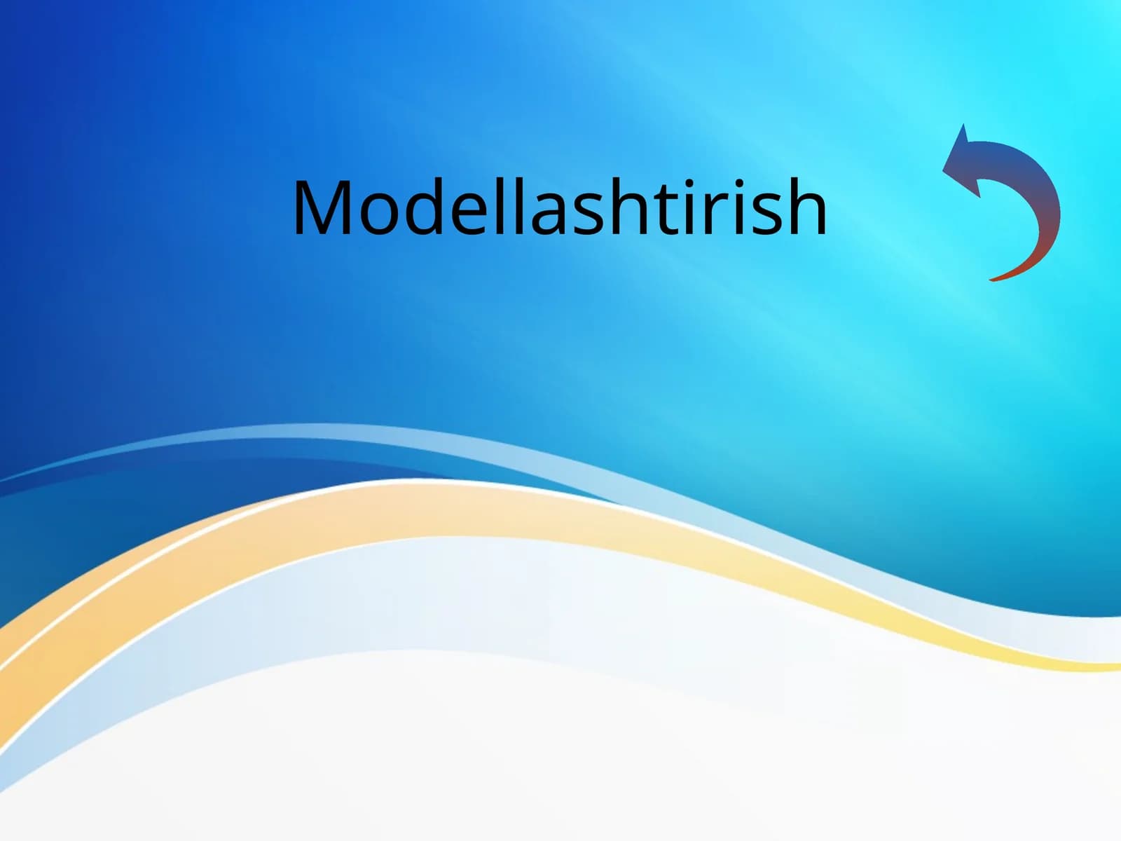Modellashtirish