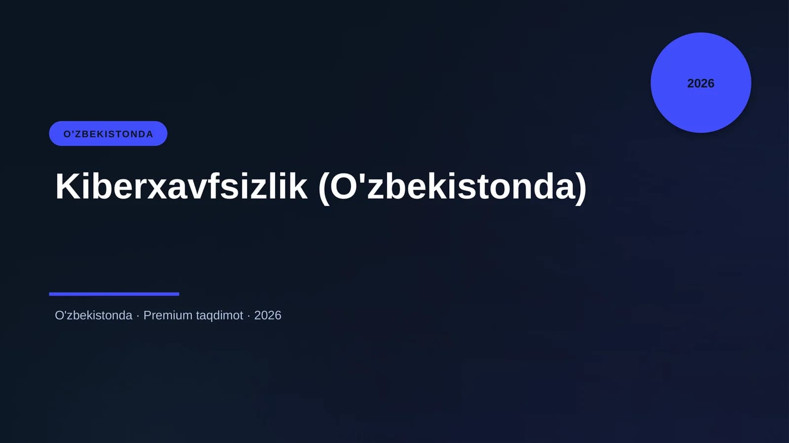 Kiberxavfsizlik (O'zbekistonda)