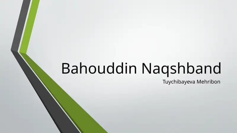 Bahouddin Naqshband
