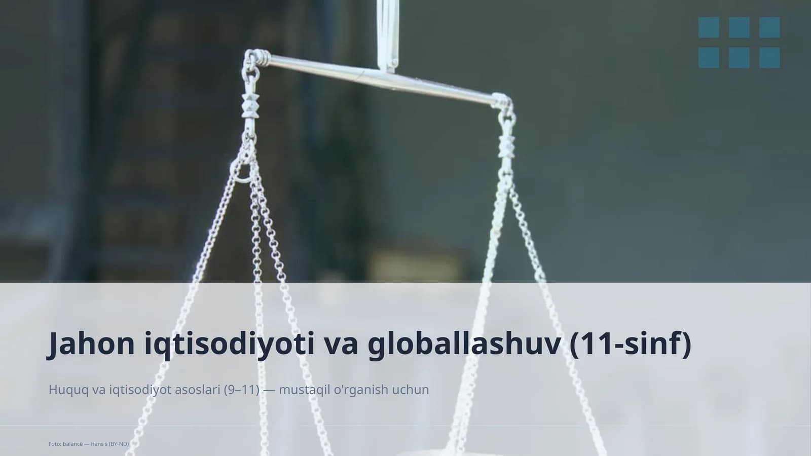 Huquq va iqtisodiyot asoslari (9-11)