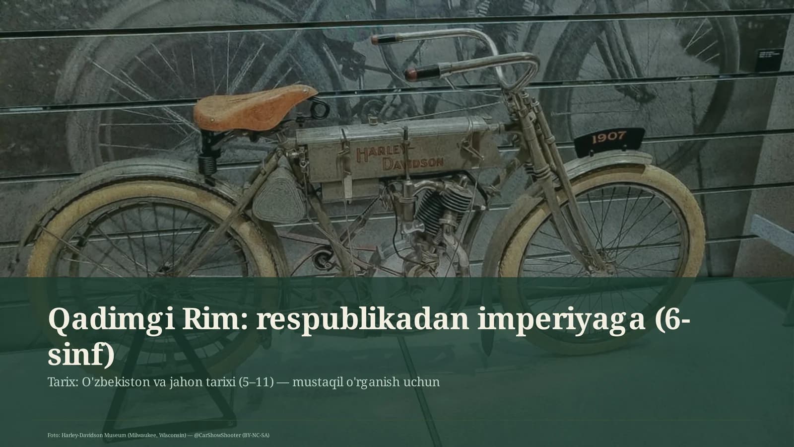 Qadimgi Rim: respublikadan imperiyaga (6-sinf)