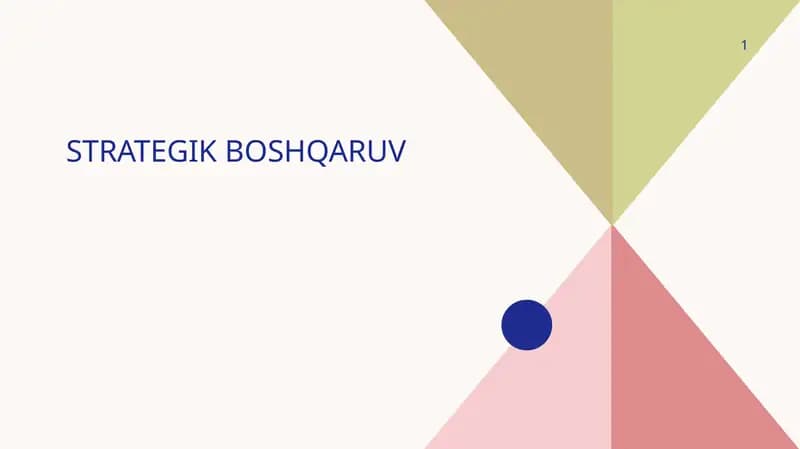 STRATEGIKBOSHQARUV