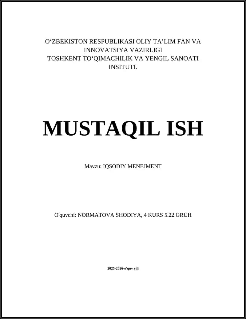 IQSODIY MENEJMENT