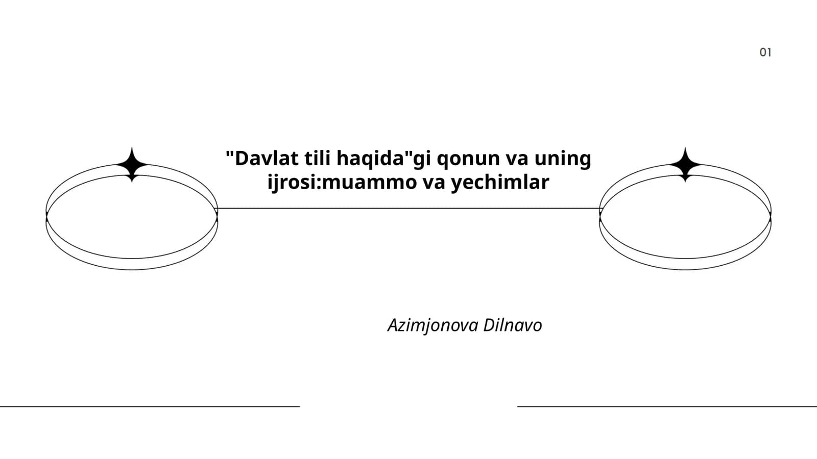 Davlat tili haqida qonun va uning ijrosi: muammo va yechimlar
