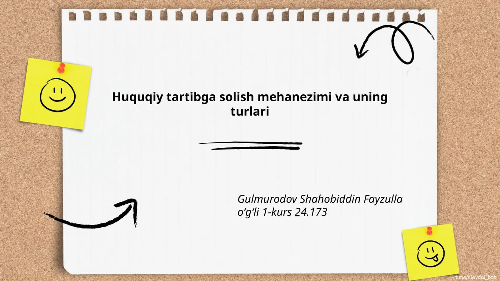 Huquqiy tartibga solish mehanezimi va uning turlari