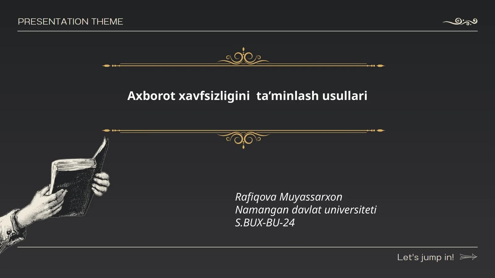 Ma'lumotlar shifrlash usullari