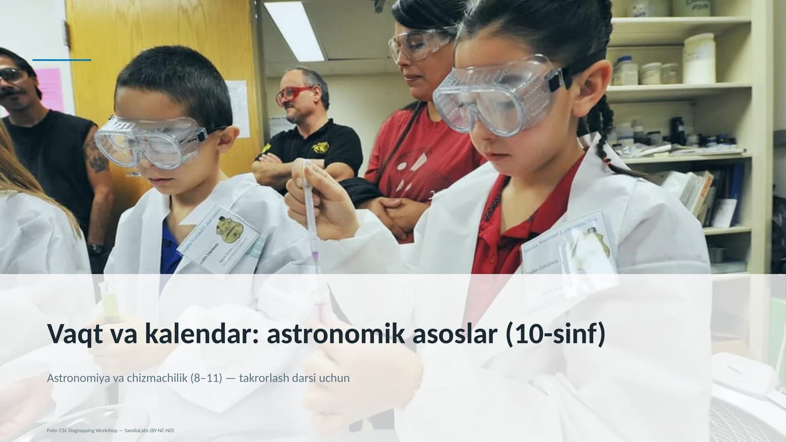 Vaqt va kalendar: astronomik asoslar (10-sinf)