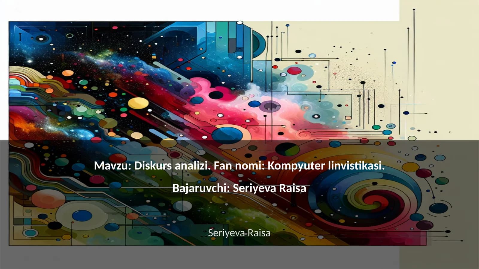 Diskurs analizi