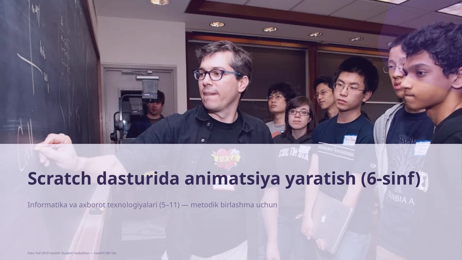 Scratch dasturida animatsiya yaratish (6-sinf)