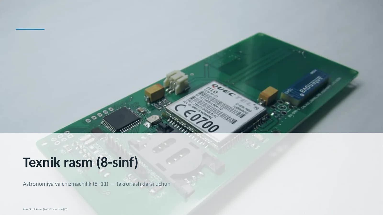 Texnik rasm (8-sinf)