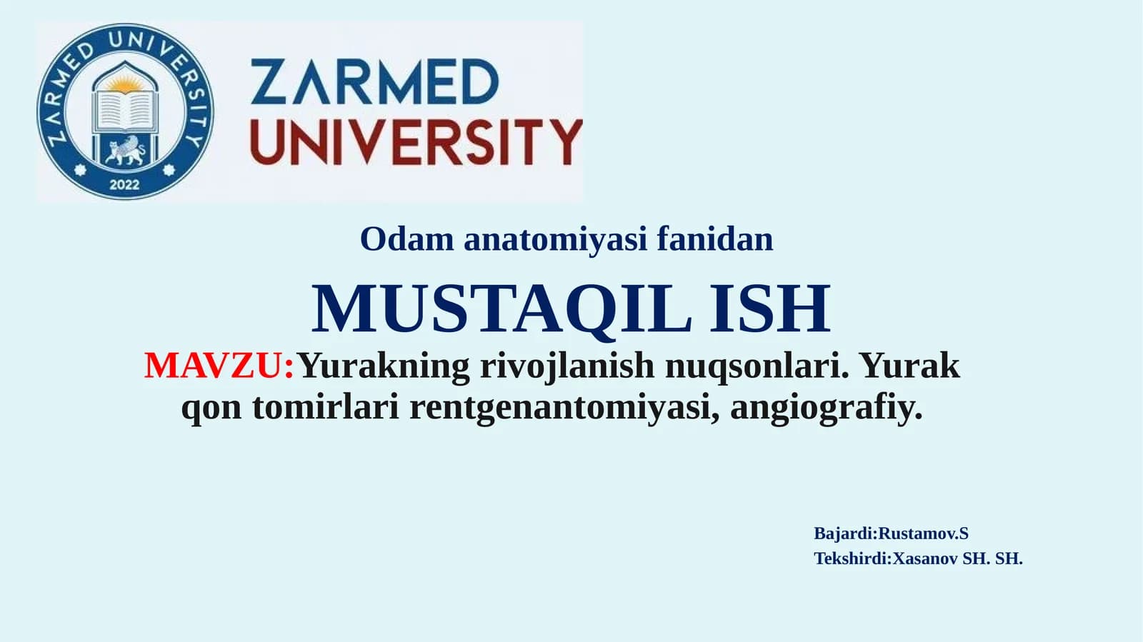 Yurakning rivojlanish nuqsonlari