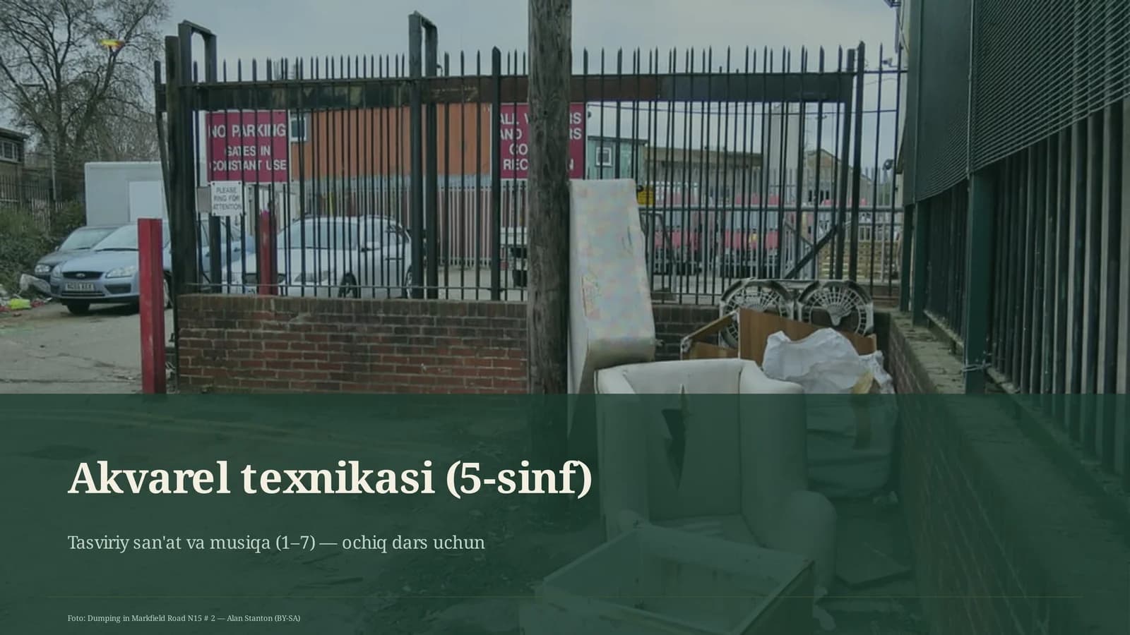 Akvarel texnikasi (5-sinf)