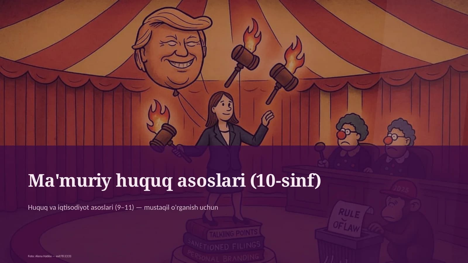 Ma'muriy huquq asoslari (10-sinf)