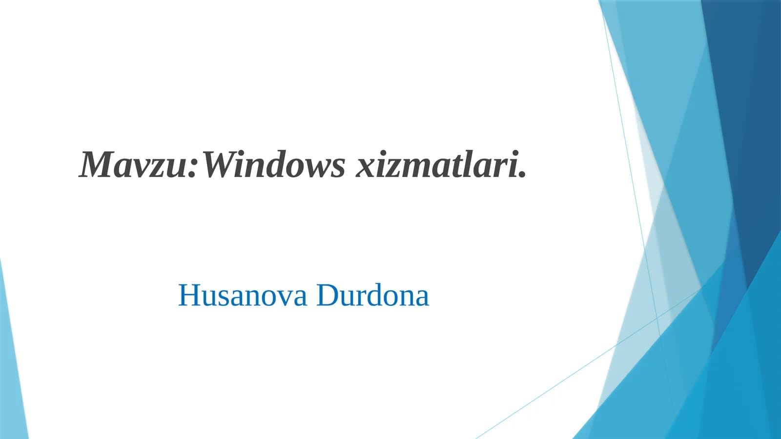 Windowsxizmatlari