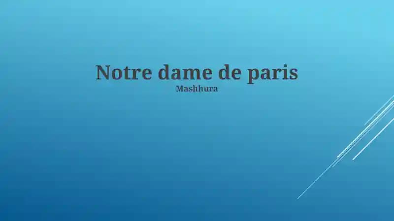 Notre dame de paris