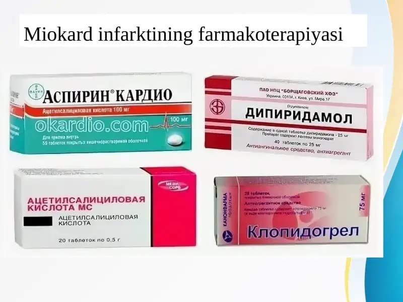 Miokard infarktining farmakoterapiyasi
