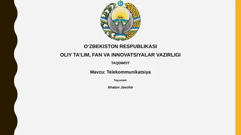 Telekommunikatsiya