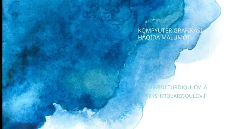 Kompyuter Grafikasi