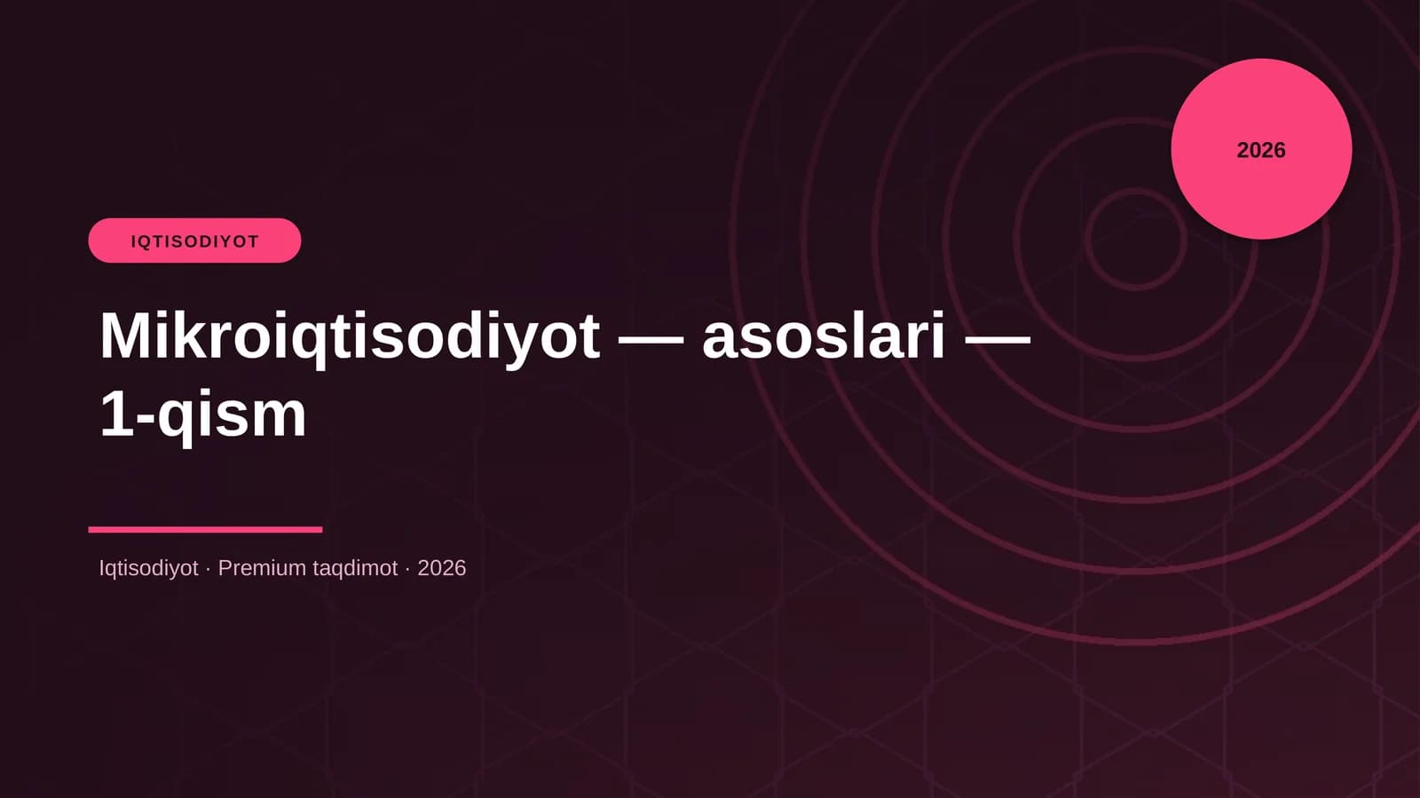Mikroiqtisodiyot — asoslari — 1-qism