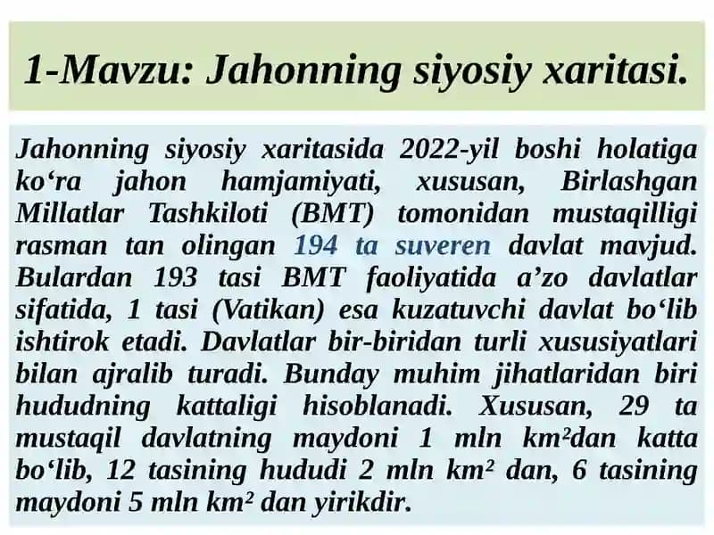 Jahonningsiyosiyxaritasi