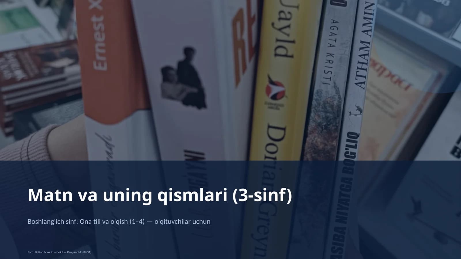 Matn va uning qismlari (3-sinf)