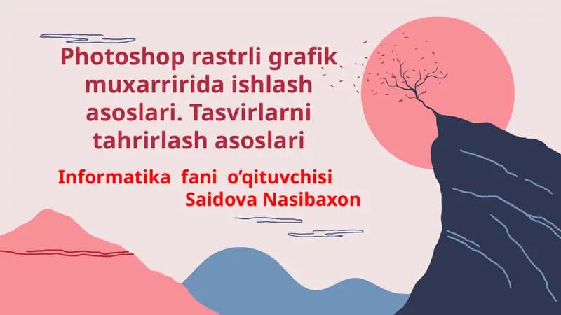 Photoshop raster grafika muxarriri