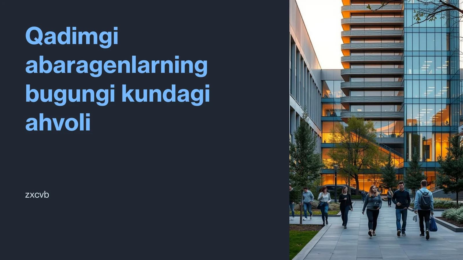 Qadimgi abaragenlarning bugungi kundagi ahvoli