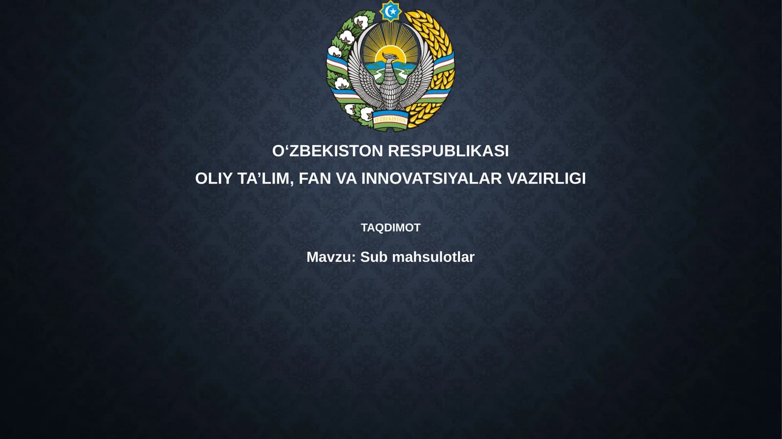 Submahsulotlar