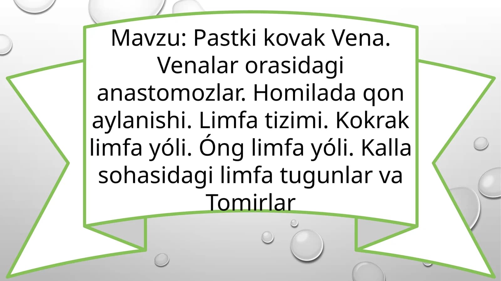 Pastki kovak Vena. Venalar orasidagi anastomozlar