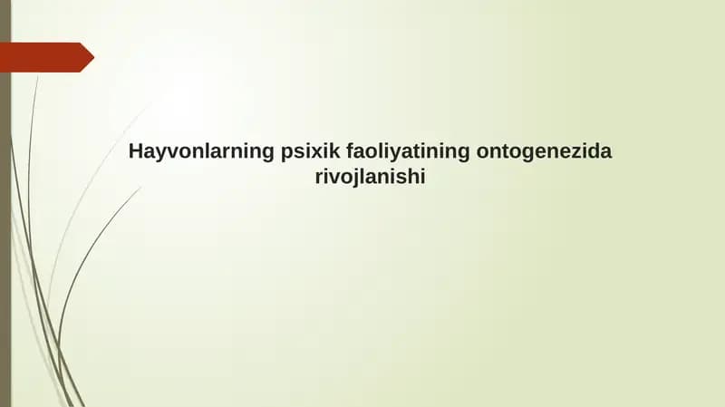 Ontogenez
