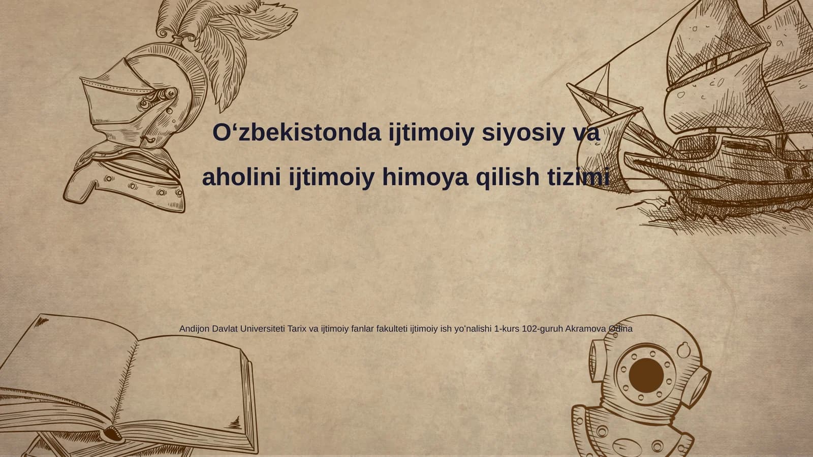 Oʻzbekistonda ijtimoiy siyosiy va aholini ijtimoiy himoya qilish tizimi