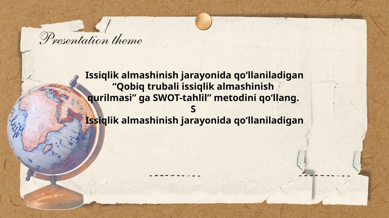 Qobiq trubali issiqlik almashinish qurilmasi