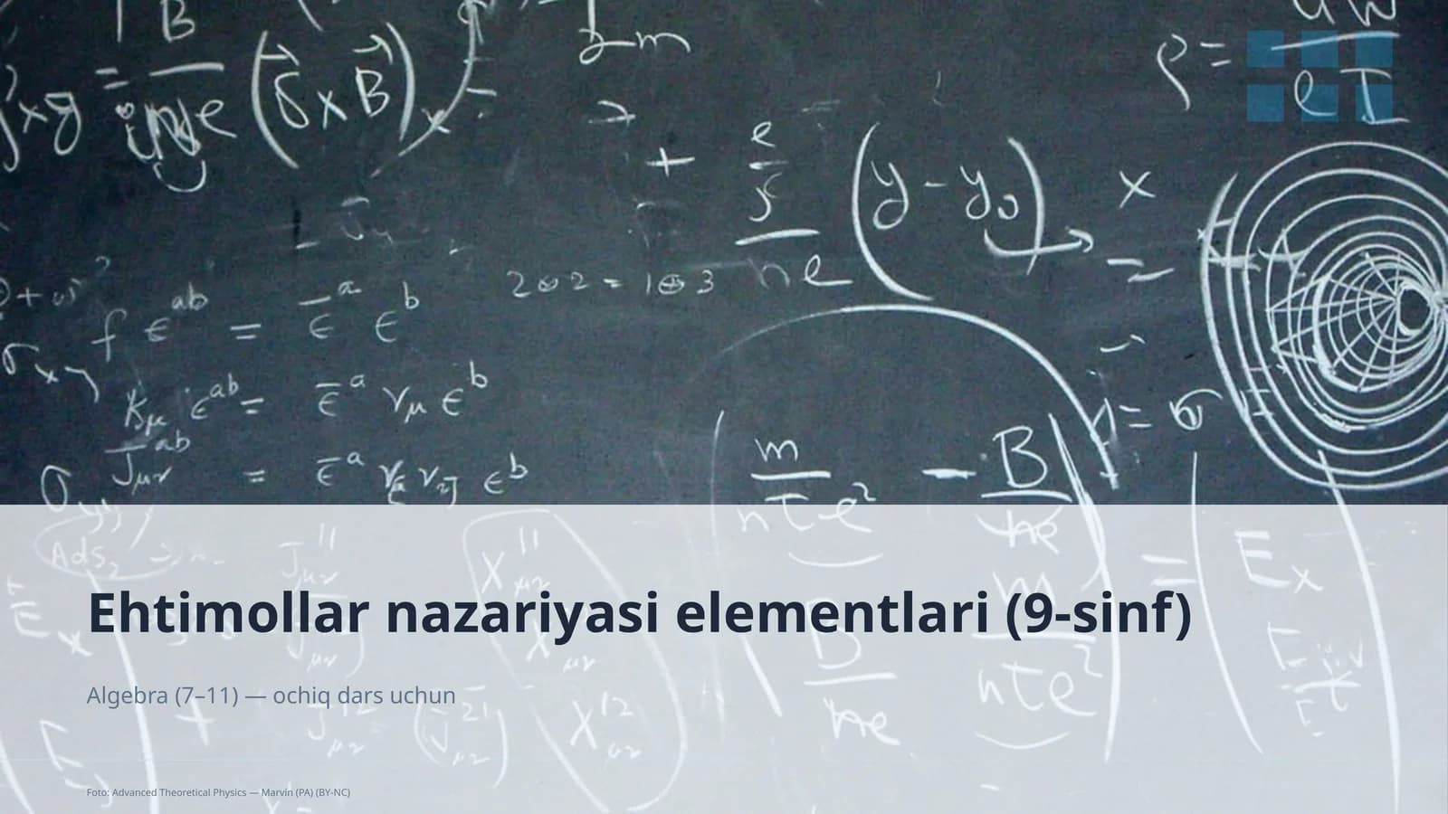 Ehtimollar nazariyasi elementlari (9-sinf)
