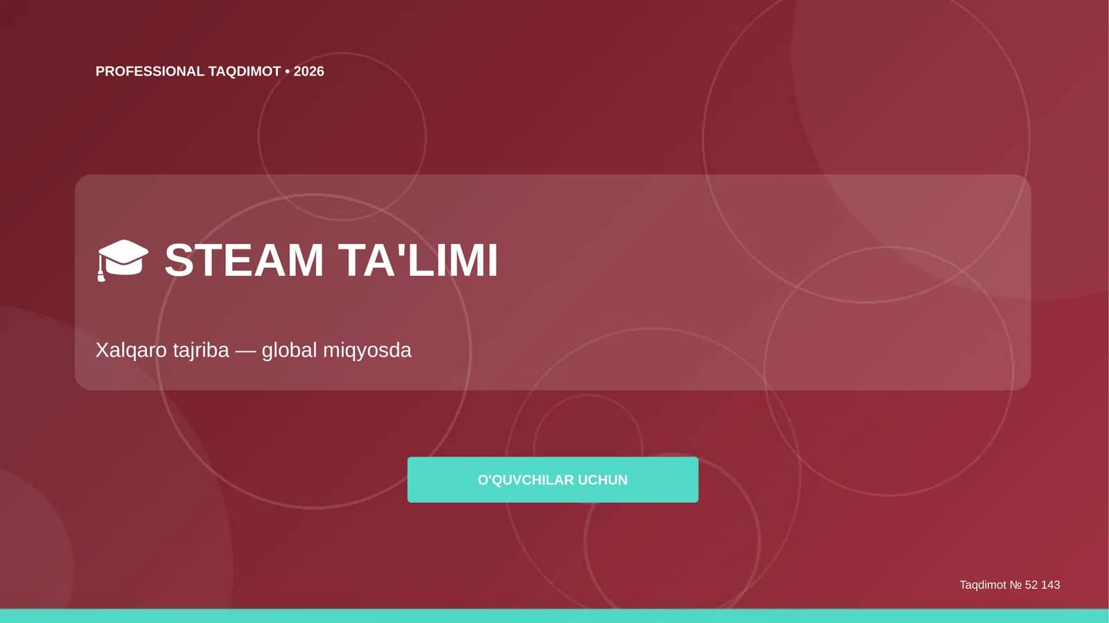 PROFESSIONAL TAQDIMOT • 2026