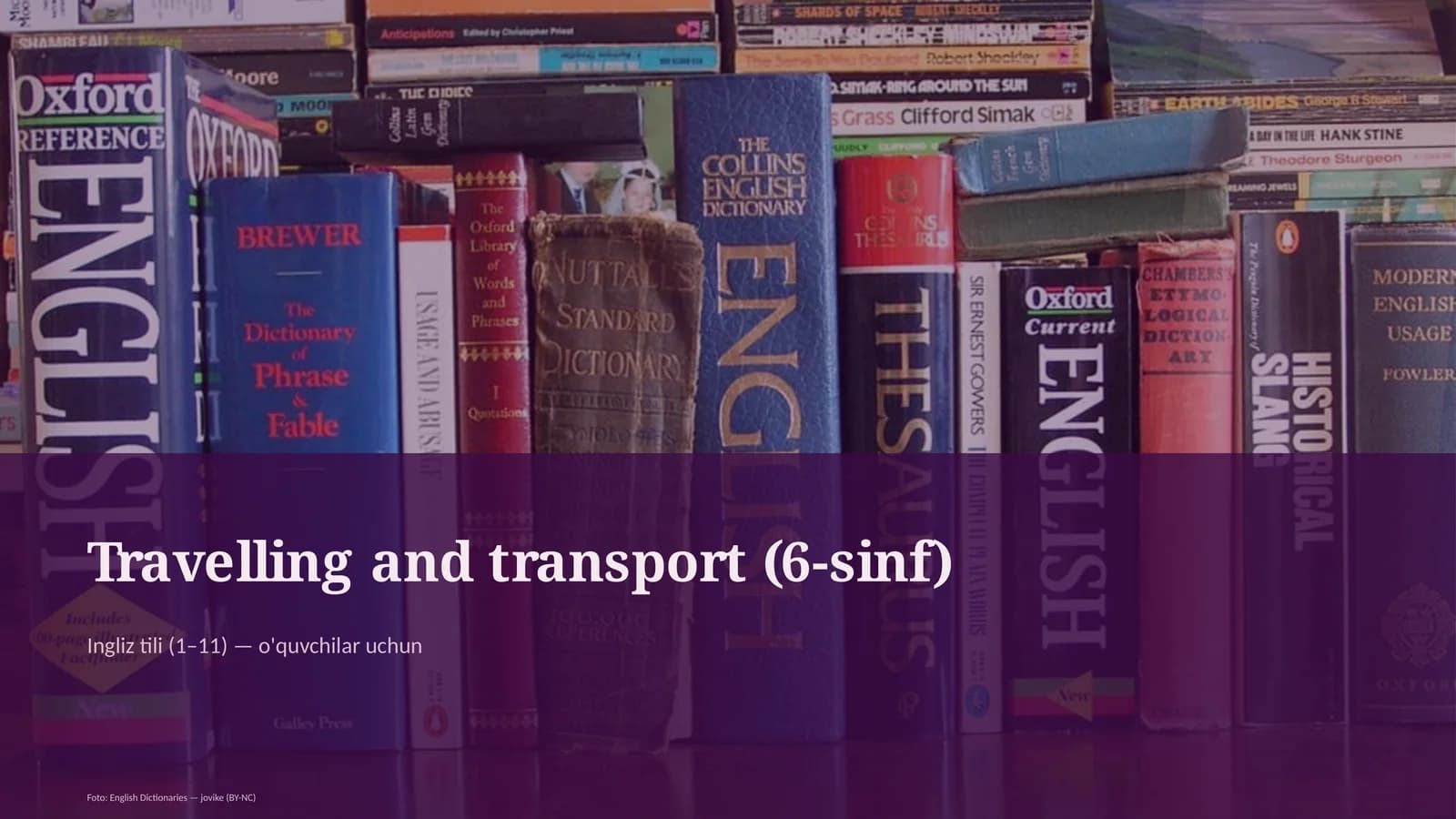 Travelling and transport (6-sinf)