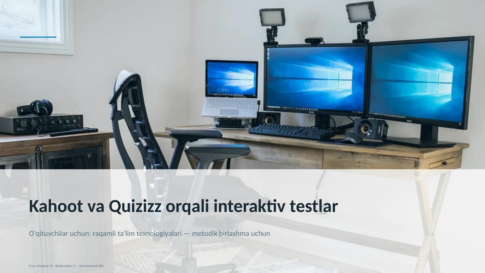 Kahoot va Quizizz orqali interaktiv testlar