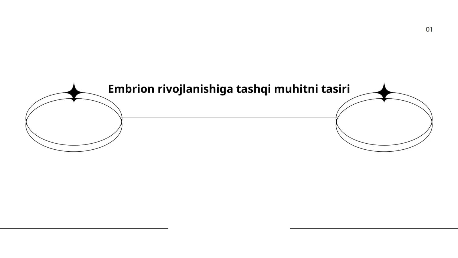Embrion rivojlanishiga tashqi muhitni tasiri
