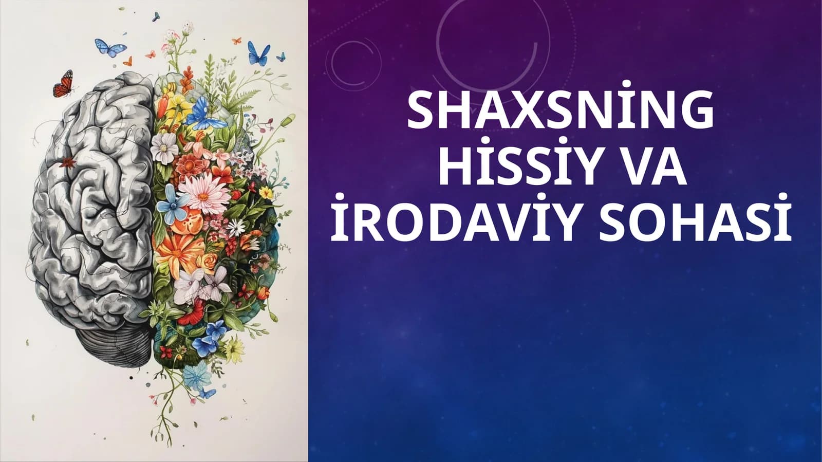 Shaxsning hissiy va irodaviy sohasi