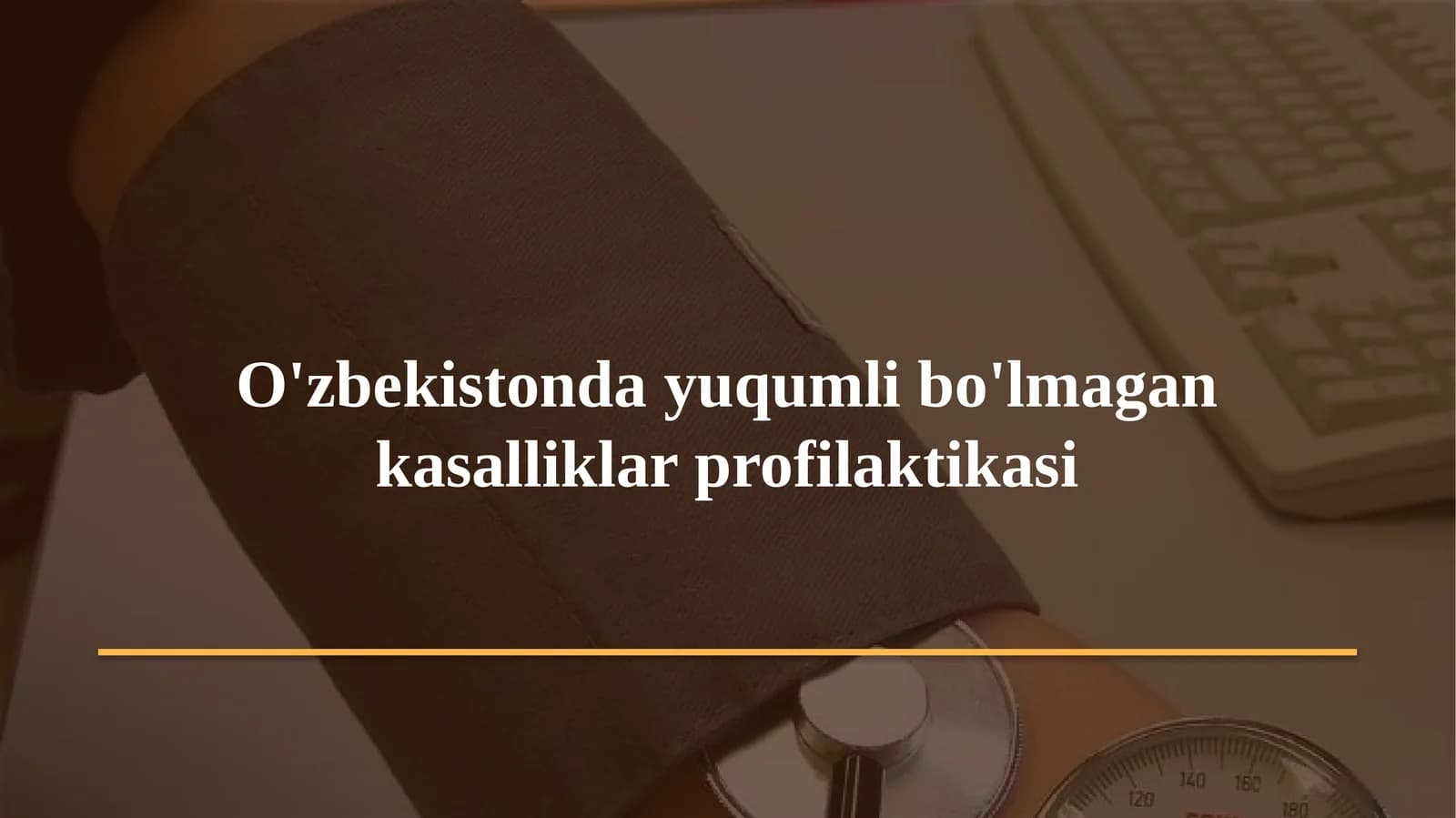 Yuqumli bo'lmagan kasalliklar profilaktikasi