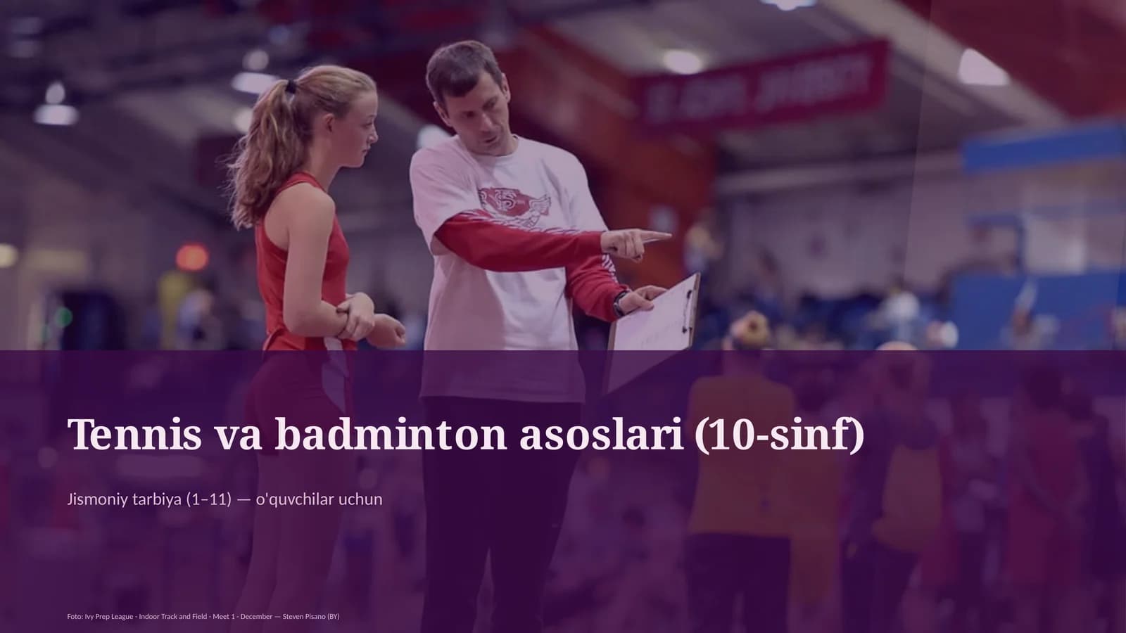 Tennis va badminton asoslari (10-sinf)