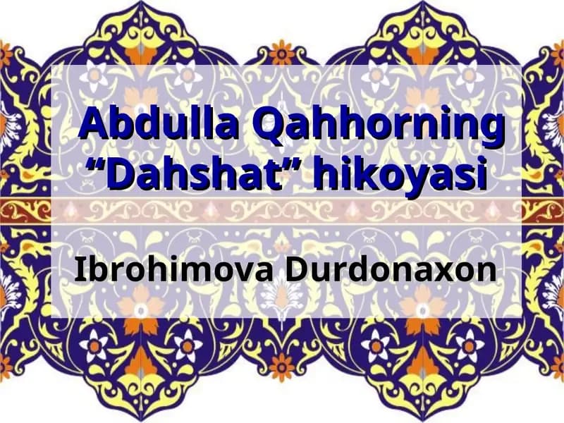 Dahshat