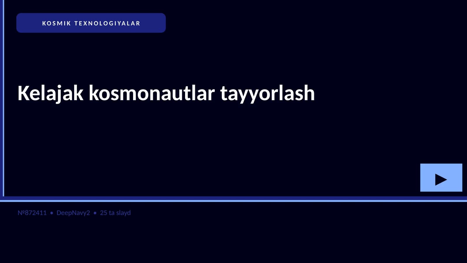 KOSMIK TEXNOLOGIYALAR
