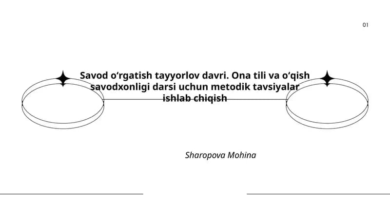 Savod oʻrgatish tayyorlov davri