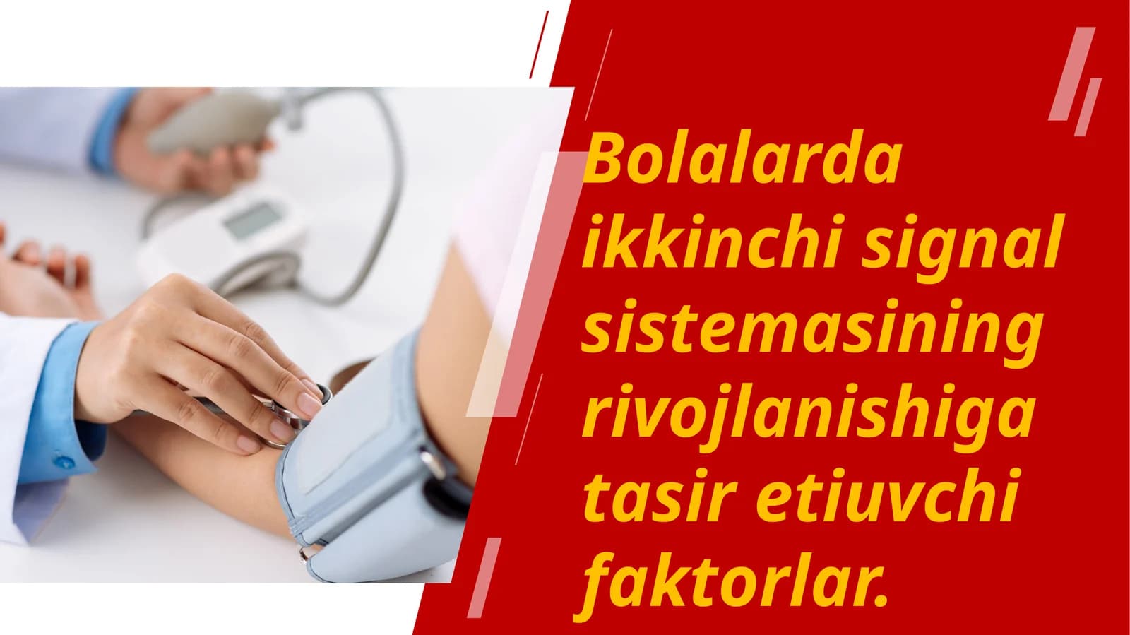 Bolalarda ikkinchi signal sistemasining rivojlanishi