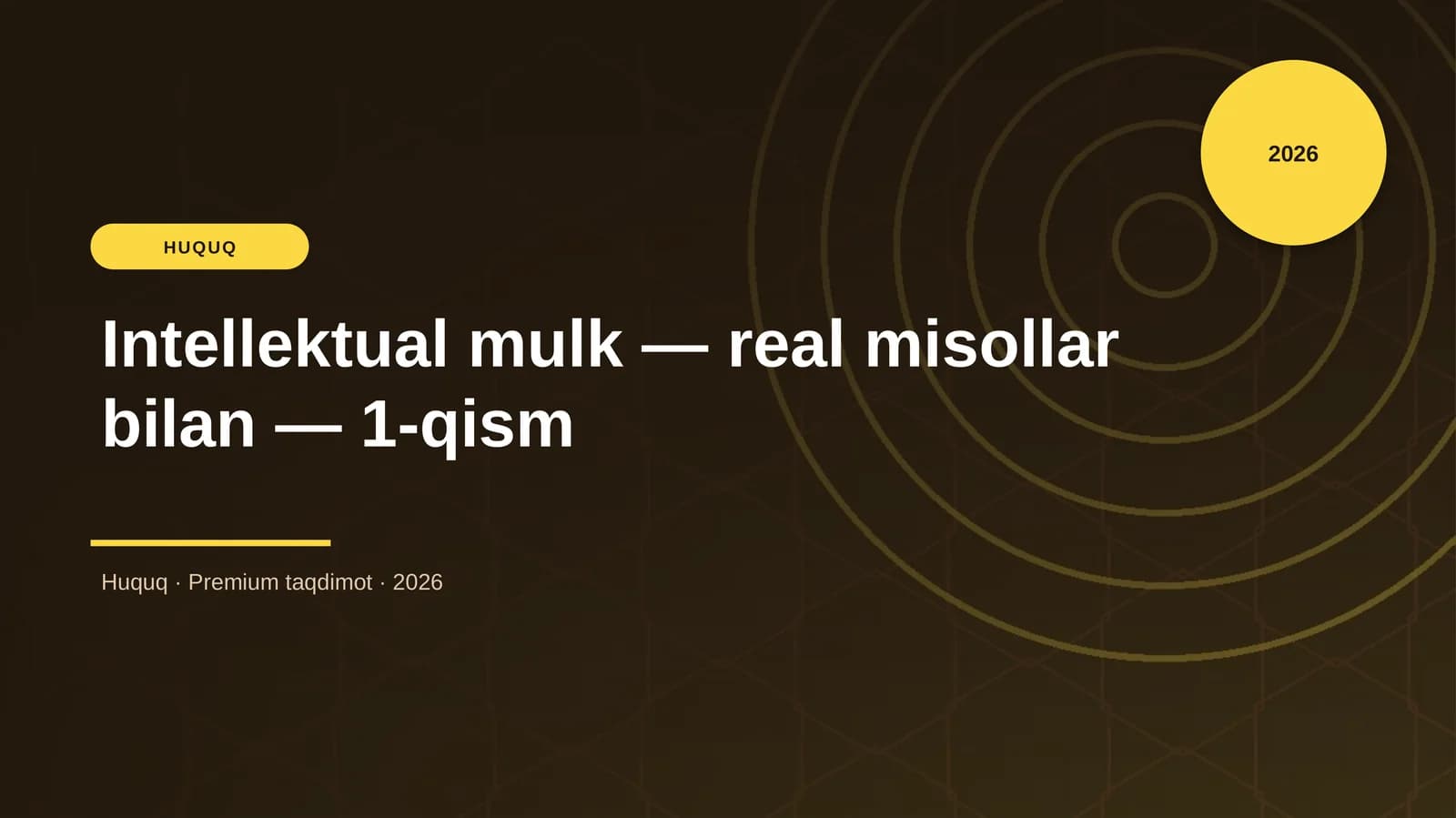 Taqdimotlar/Huquq