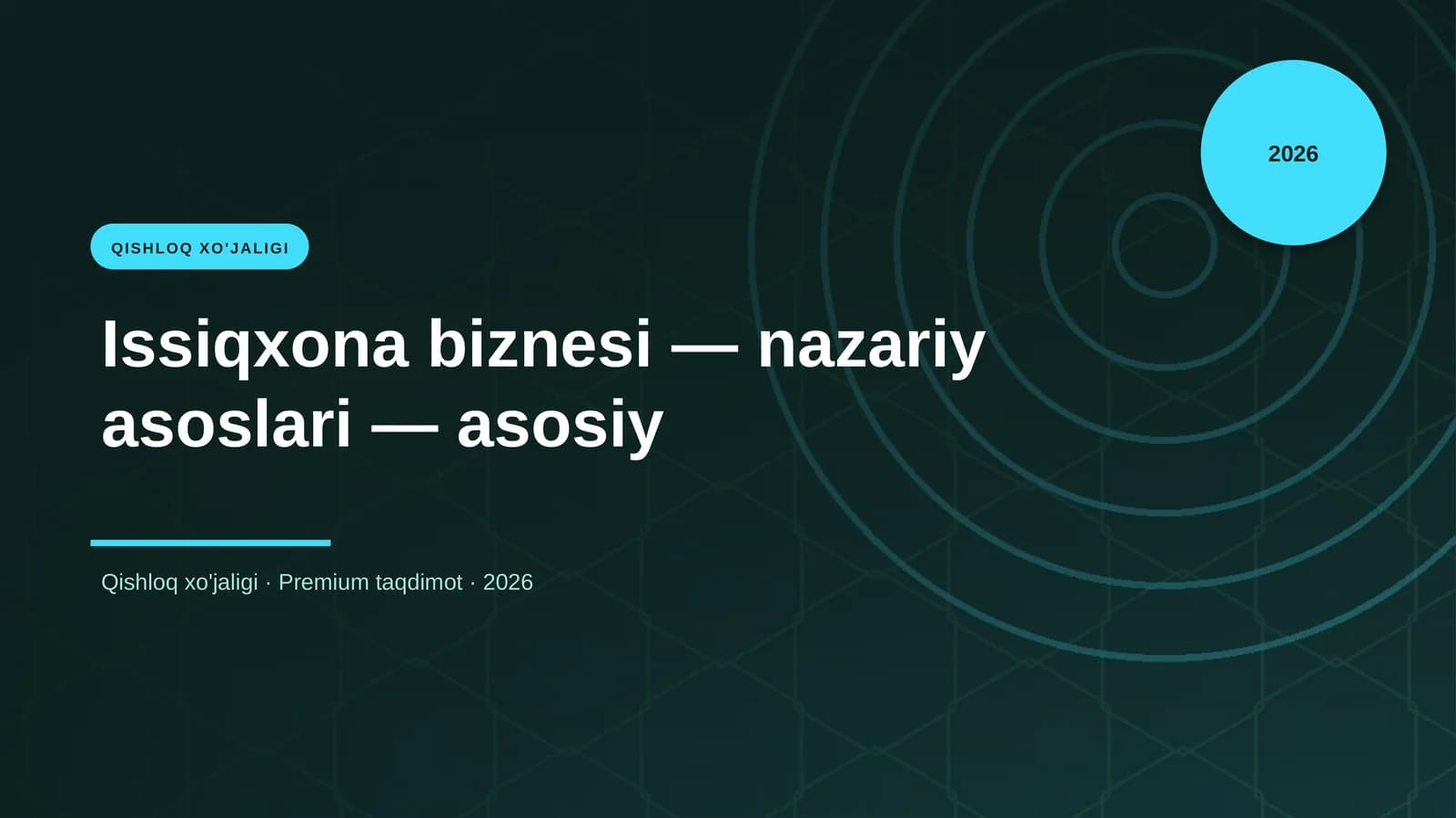 Issiqxona Biznesi - Issiqxona Biznesi